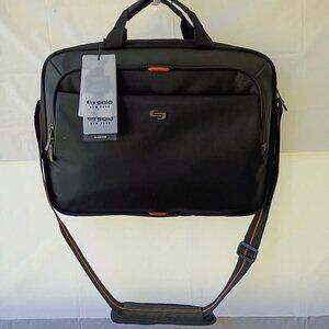 SOLO Slim Brief Laptop/Notebook Shoulder Bag Briefcase New